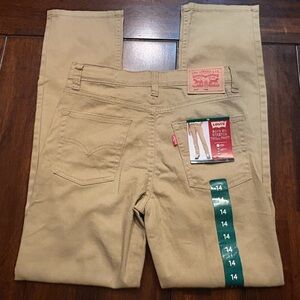 Levi's Boys 511 Stretch Twill Pants Size 14